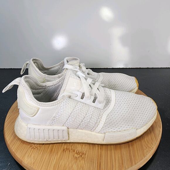 adidas Other - Mens Adidas NMD Sz 8 010755 White Mesh Running Walking Casual Shoes Sneakers